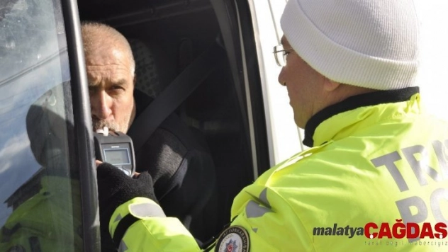 Şuhut'ta sürücülere alkol denetimi