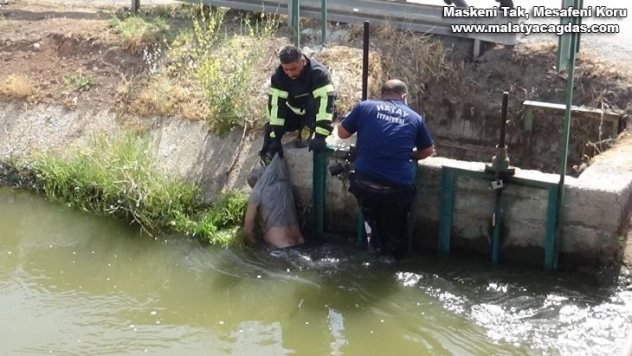 Sulama kanalında erkek cesedi bulundu