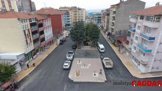 Suluova'da asfalt çalışmaları