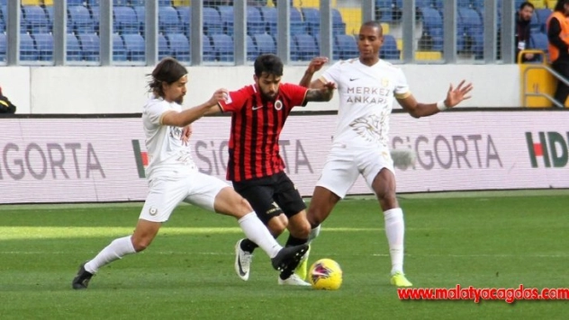 Süper Lig: Gençlerbirliği: 0 - MKE Ankaragücü: 0 (İlk yarı)