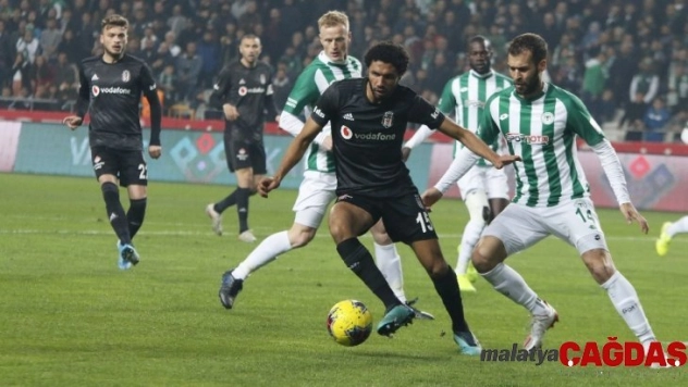 Süper Lig: Konyaspor: 0 - Beşiktaş: 0 (İlk yarı)