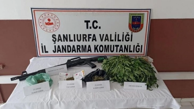 Suruç'ta uyuşturucu operasyonu