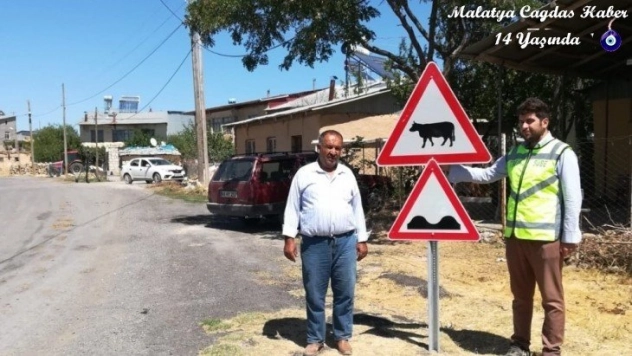 Talep edildi yola kasis yapıldı