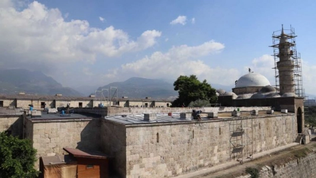 Tarihi 2. Selim Camii Restore Ediliyor