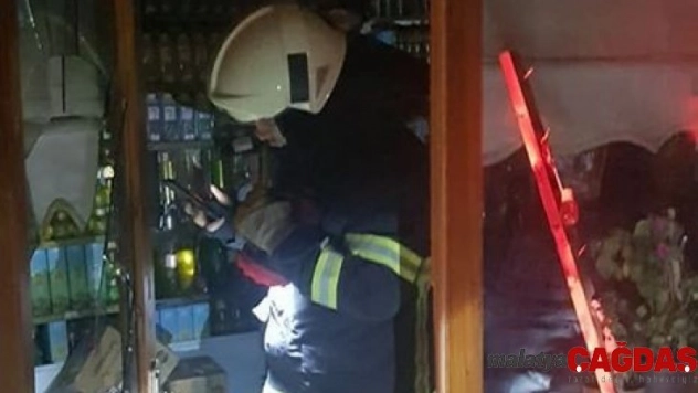 Tarihi han yanmaktan son anda kurtuldu