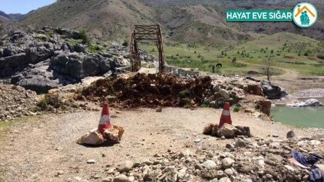 Tarihi köprüde korona virüs tedbiri