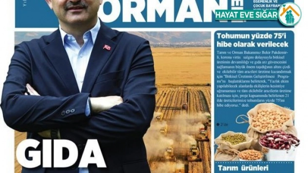 Tarım ve Orman Bülteni nisan sayısı çıktı