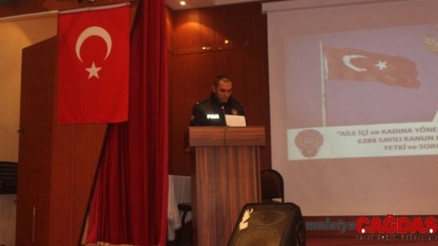 Taşlıçay Polisi, kadına yönelik şiddet ve dolandırıcılığa karşı bilgilendirdi