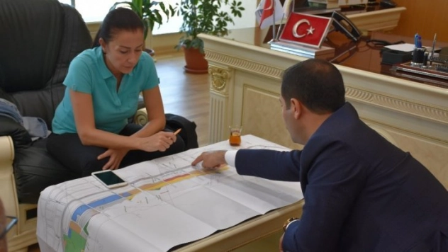 Tatvan'da Bisiklet Yolu Projesi çalışmaları