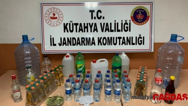 Tavşanlı'da kaçak içki operasyonu