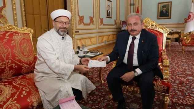 TBMM Başkanı Şentop'tan TDV'ye kurban bağışı