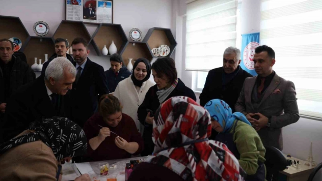 TBMM Komisyonu, Erzurum Engelsiz Yaşam Merkezinde incelemelerde bulundu