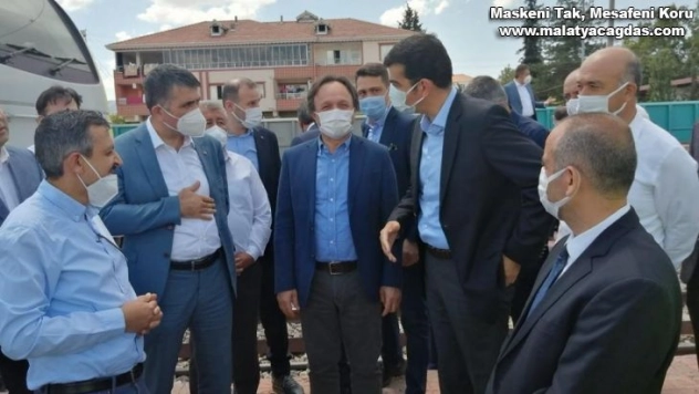 TCDD Genel Müdürü Uygun, alt geçitte inceleme yaptı