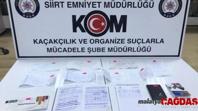 Tefecilerin not defterlerinde 3 milyon 750 bin lira alacak çıktı