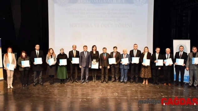 Tekirdağ'da 233 okul Beyaz Bayrak, 153 okul Beslenme Dostu Okul sertifikası kazandı