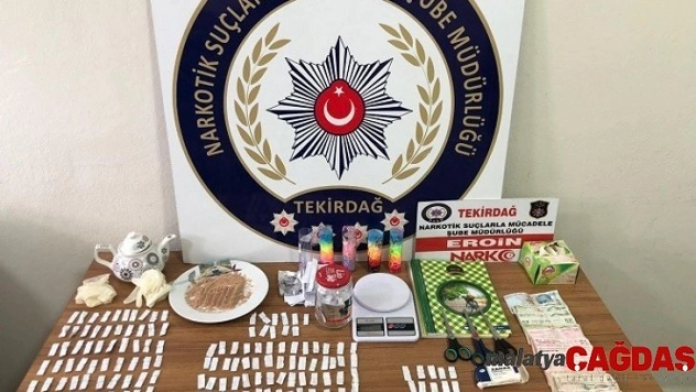 Tekirdağ'da uyuşturucu operasyonu: 4 gözaltı