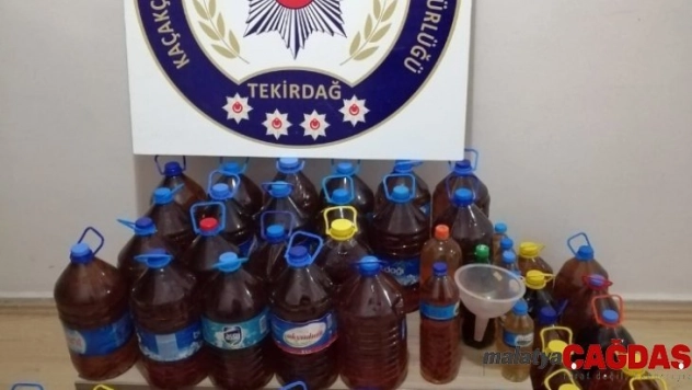 Tekirdağ'da yılbaşı öncesi kaçak içki operasyonu