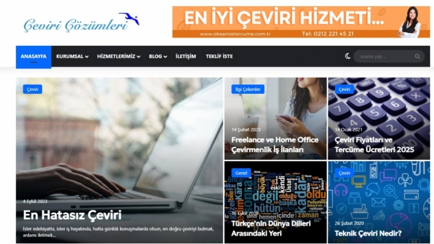 Tercüme ve Web Sitesi Tercüme Fiyatları