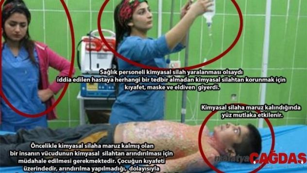 Terör örgütünün 'kimyasal bomba' yalanı madde madde böyle boşa çıkarıldı