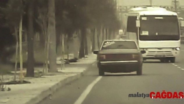 Ters yöndeki driftçiye 15 bin lira ceza