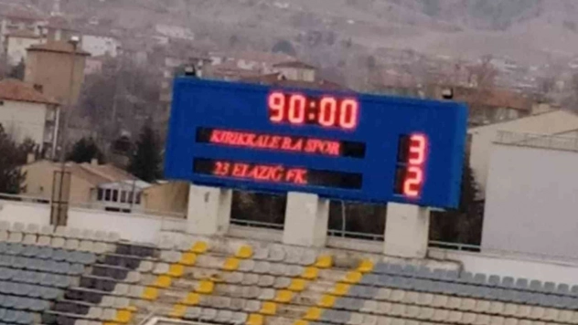 Kırıkkale BA: 3 - 23 Elazığ FK: 2