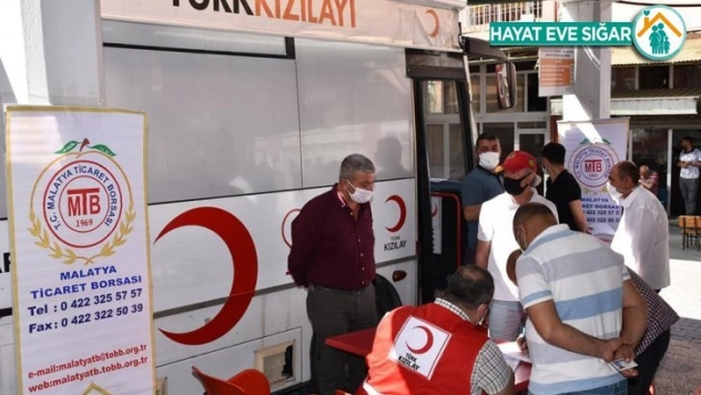 Kan bağışına kampanyasına destek