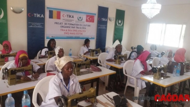 TİKA, Çad'da kadınlar için dikiş atölyesi kurdu