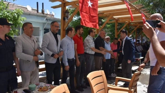 Tomarza'da bayramlaşma programı düzenlendi