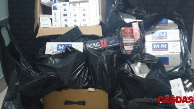 Toplamda 4.020 paket kaçak sigara ele geçirildi