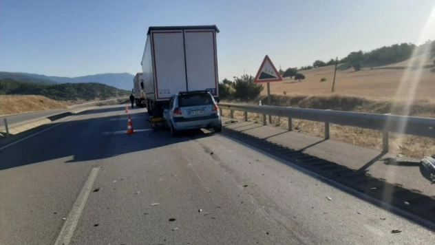Tosya'da trafik kazası 1 yaralı