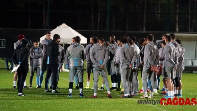 Trabzonspor'da keyifli antrenman