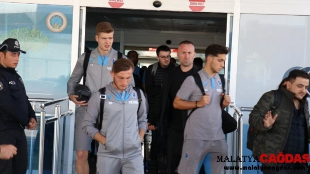 Trabzonspor erteleme maçı için Malatya'da