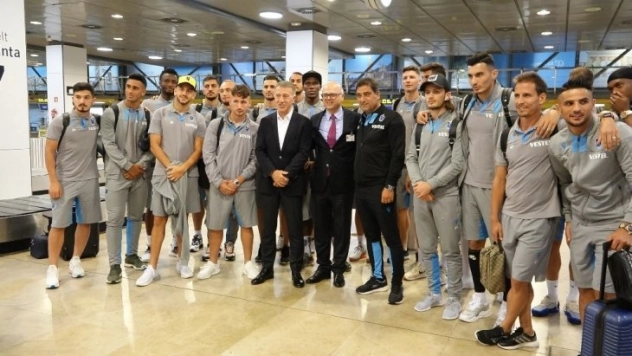 Trabzonspor, İspanya'nın Madrid kentine geldi