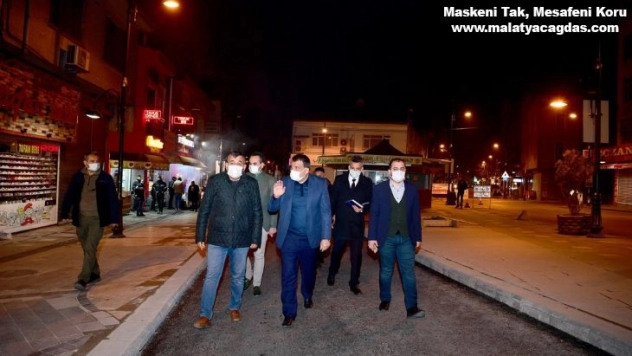 Trafiğin yoğun olduğu Akpınar Meydanı yeniden düzenlendi