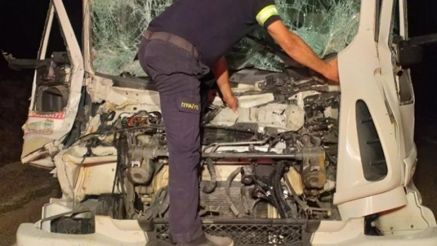 Trafik kazası 1 ağır yaralı