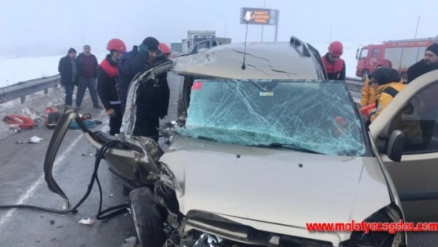 Trafik kazası 5 yaralı