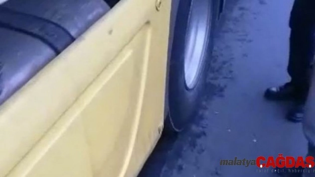 Trafik polislerinden kış lastiği uygulaması