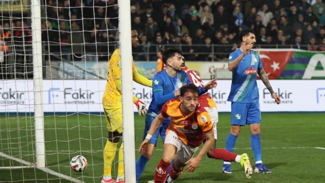 Çaykur Rizespor: 0 - Galatasaray: 3