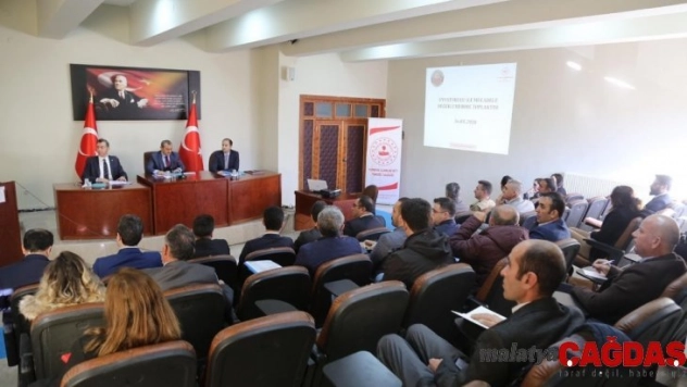 Tunceli'de uyuşturucu ile mücadele toplantısı