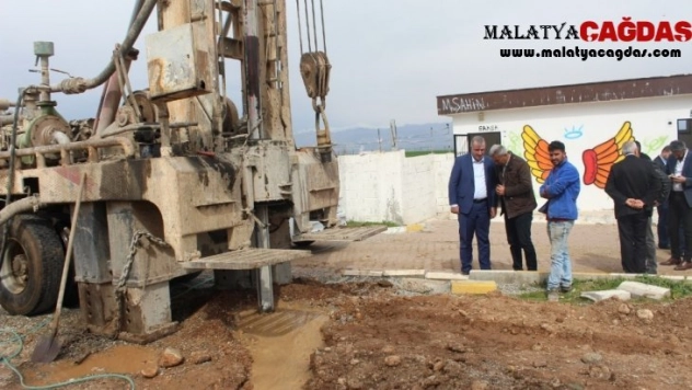 Turanlı park ve bahçeler için yeni su kuyusu açıyor