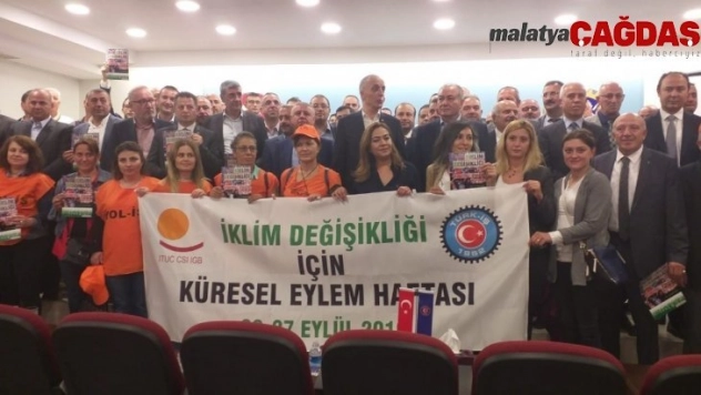 Türk-İş sendikası Küresel eylem haftası programı düzenledi