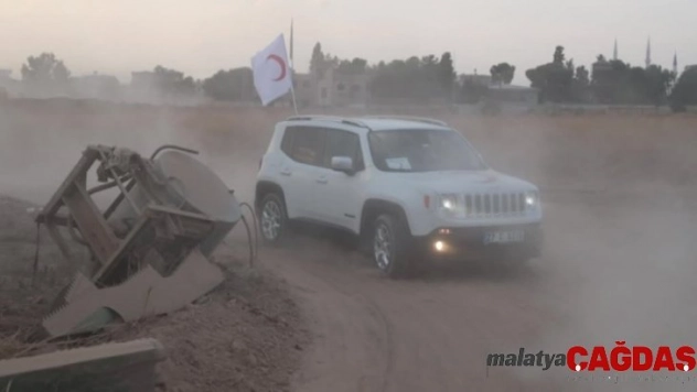 Türk Kızılay'dan Resulayn'a insani yardım