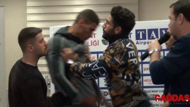 Türk ve İngiliz sporcu arasında gergin anlar