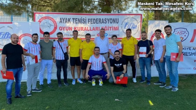 Türkiye Ayak Tenisi Federasyonu eğitim semineri Diyarbakır'da düzenlendi