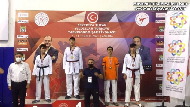 Türkiye Taekwondo Şampiyonasında Elazığlı sporcu 3'üncü oldu