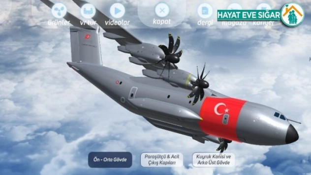 TUSAŞ mobil uygulaması ile yerli ve milli ürünler artık mobilde