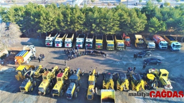 Tuşba Belediyesi'nin, 'Karla mücadele ekibi' göreve hazır