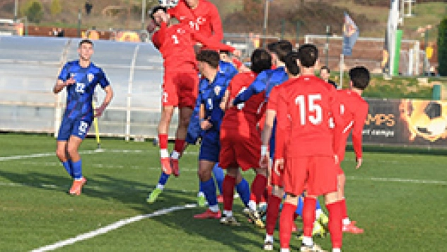 U19 Millî Takımı, Hazırlık Maçında Hırvatistan'a 2-1 Yenildi