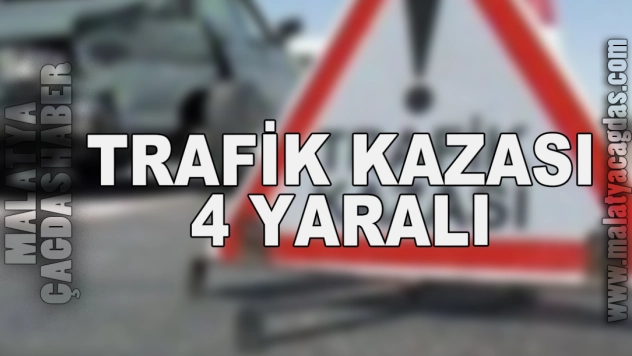Üç Araç'ın Karıştığı Trafik Kazasın 'da  4 Kişi Yaralandı
