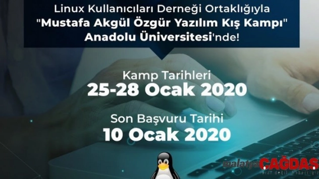 Ücretsiz özgür yazılım eğitimleri Anadolu Üniversitesi'nde